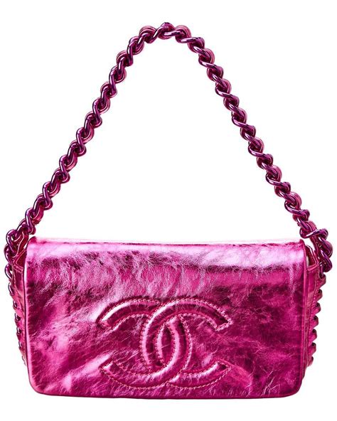 pink and yellow chanel bag|pink chanel shoulder bag.